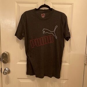 Vintage Puma Gray Logo Tshirt Medium 
Condition 7/10 no flaws
